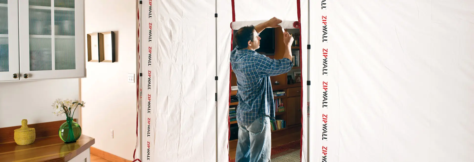 Sekcijske zaščite ZipWall - Protiprašni sistemi